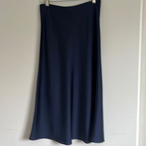 JCrew navy slip skirt, size small.